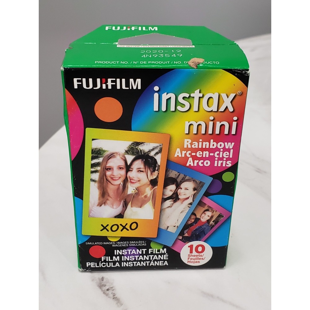 Fujifilm INSTAX Mini Instant Film (Rainbow) - 10 Sheets Sealed EXP 2020